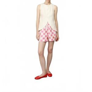 NEW PROJECT ADAMO love-ster vest in ivory
